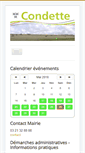 Mobile Screenshot of condette.fr