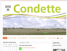Tablet Screenshot of condette.fr
